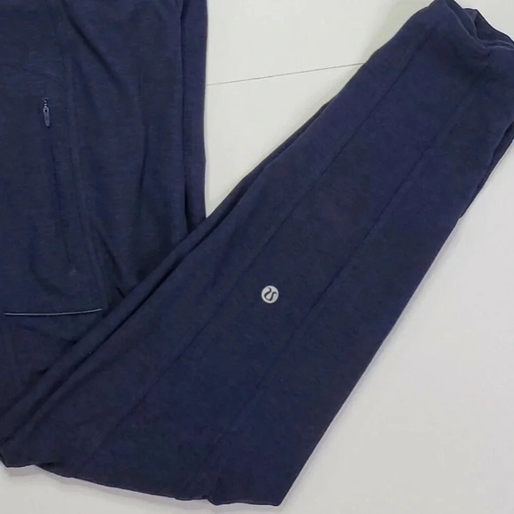 Lululemon Run On Jogger (28") Size 4 in Heathered Hero Blue / Black - Picture 10 of 14